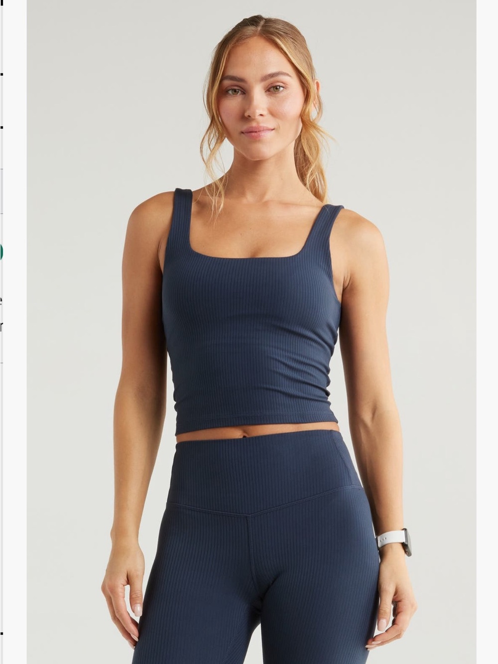 Zella Thrive Rib Bra Tank
